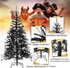GOPLUS 183cm Weihnachtsbaum Halloween mit 250 LED-Leuchten Produktbild-Vorschau 2