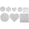 Steckplatte, Größe 7-15 cm, Transparent, 8sort. Produktbild-Vorschau 1