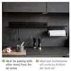 WENKO Jet S scaffale da cucina in metallo nero 25 x 7,5 x Anteprima dell’immagine prodotto 3