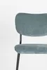 Zuiver Benson Barhocker mit Rückenlehne 64,5 cm Grau/ Blau Produktbild-Vorschau 4