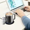 Ohřívač hrnků na kávu s šálkem a víkem Automatický ohřev Náhled obrázku produktu 7