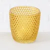 LS-LebenStil 4´er Set Glas Teelichthalter Retro Gelb 7cm Produktbild-Vorschau 7