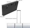 A diagram showing the dimensions and features of a tri-fold LED makeup mirror. Produktbild-Vorschau