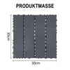 44 Stück Terrassenfliesen aus Kunststoff 30x30x2 cm, ca. 4 Produktbild-Vorschau 4