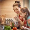 stojan na korenie Relaxdays s 12 nádobkami na korenie Náhľad obrázku produktu 3