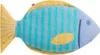 Kissen mit Füllung Fisch Farbe Blau 30x54cm von David Produktbild-Vorschau 2