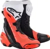 A pair of red, black, and white motorcycle boots. Podgląd zdjęcia produktu