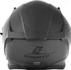 The back view of a matte gray motorcycle helmet. Anteprima dell’immagine prodotto