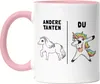 Andere Tanten Du Tasse Rosa beste Tante der Welt Geschenk Produktbild-Vorschau 1