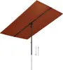 vidaXL Parasol avec mât en aluminium 2x1,5 m Terracota Voir les images du produit 10
