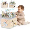 Grand cube d'apprentissage Montessori - Cube d'activité Voir les images du produit 1
