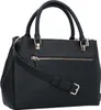 Stylische schwarze Damen-Tasche mit verstellbarem Produktbild-Vorschau 8