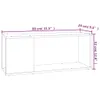 vidaXL TV-Schrank Sonoma-Eiche 80x24x32 cm Holzwerkstoff Produktbild-Vorschau 7