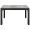 Tavolino da giardino grigio 55x55x31 cm DPC e acciaio Anteprima dell’immagine prodotto 3