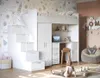 Etagenbett FELIX 4S, Hochglanz Kinderbett, Hochbett, OHNE Produktbild-Vorschau 1