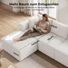 Cord Modulsofa mit Tiefsitz, frei kombinierbares Ecksofa Produktbild-Vorschau 2
