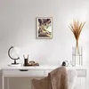 Gerahmtes Poster - Rahmen in heller Eiche - Tiger Wild Baum Produktbild-Vorschau 6