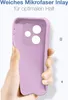 A hand holding a purple phone case. Produktbild-Vorschau