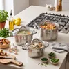 Vilde | Kochtopf Set 3-teilig - mit Glasdeckeln - 1,75 / Produktbild-Vorschau 2