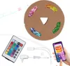 LED Band Smart WiFi 5 Meter RGB selbstklebend kürzbar weiß Produktbild-Vorschau 1