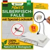 Silberfische Klebefalle mit Spezial-Lockstoff – 9x Fallen – Produktbild-Vorschau 1