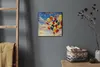 Coloray Uhr auf Leinwand 30x30 cm Wand Uhr Dekoration Produktbild-Vorschau 4