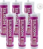 ARLI SET: 6x Silikon 310ml weiß Universal Sanitär Bad Produktbild-Vorschau 1