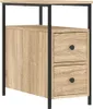 vidaXL Nočný stolík Sonoma Dub 30x60x60 cm odvodený výrobok Náhľad obrázku produktu 2