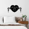 Wallity, Omnia Vincit Amor 2, Dekoratives Wandaccessoire Produktbild-Vorschau 3