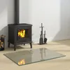 vidaXL Braciere con piano in vetro trasparente 80 x 60 cm Anteprima dell’immagine prodotto 2