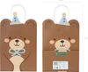 Borsa regalo orso con manico 18x10x29cm Marrone / Blu Anteprima dell’immagine prodotto 2