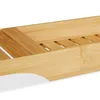 Relaxdays Badewannenablage Bambus, Gitter HBT: 4,5 x 68,5 x Produktbild-Vorschau 8
