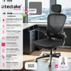 ergonomický tvar kancelářské židle tectake® Arges s Náhled obrázku produktu 3