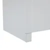 Close-up of the bottom corner of a white cabinet or dresser. Anteprima dell’immagine prodotto