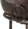 vidaXL Rustikale Feuerstelle Ø 40 cm Eisen Produktbild-Vorschau 6