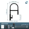 79147U MIAMI Spültischarmatur, Schwarz matt, mit Soft-Touch Produktbild-Vorschau 3