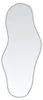 vidaXL Miroir mural argenté 70x30 cm Voir les images du produit 1