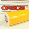 (5,60€/m²) Oracal® Möbelfolie 020 Goldgelb Glanz 63 cm Produktbild-Vorschau 2