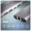AXAGON HMC-6G2L 2x USB-A 10Gbps 1x USB-C 4K/60Hz HDMI RJ-45 Produktbild-Vorschau 2