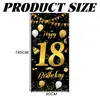 18 Geburtstag Party Deko Banner, 18 Happy Birthday Banner, Produktbild-Vorschau 4