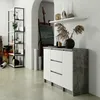 Cassettiera K100 concrete 101 cm 2 ante 3 cassetti frontali Anteprima dell’immagine prodotto 6