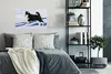 MuchoWow® Poster Husky-Welpe läuft über den Schnee 60x40 cm Produktbild-Vorschau 4