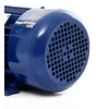 Close-up of the end of a blue electric motor. Náhľad obrázku produktu