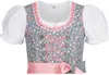 Kinderdirndl 3-teilig Nicky in Blau von Nübler Größe 122 Produktbild-Vorschau 3