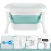 Baby Badewanne Faltbar mit Hocker babywanne rutschfeste Produktbild-Vorschau 5