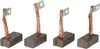 vhbw 4x Kohlebürste 25,3 x 13 x 8,9 mm kompatibel mit Lugli Produktbild-Vorschau 1