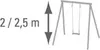 Holz Schaukel Sitz, Massiv Birke, bis zu 50 kg, mit Produktbild-Vorschau 2