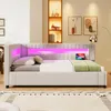 Merax Lit de jour Daybett 90x200 cm, rangement hydraulique, Voir les images du produit 2