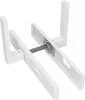 A white door handle set with a metal spindle connecting the two handles, shown against a white background. Náhled obrázku produktu