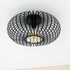 HOFTRONIC - Plafonnier LED Dimmable Douille E27 Noir 400 mm Voir les images du produit 4